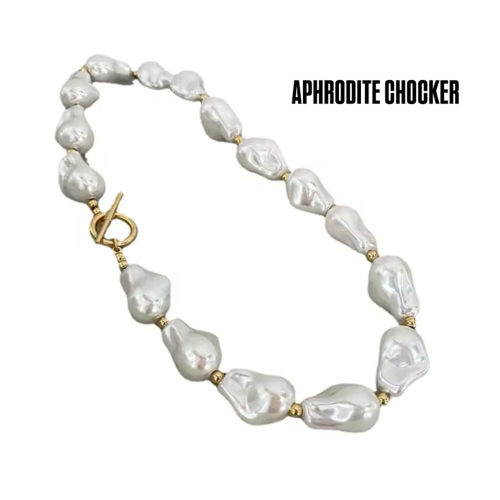 APHRODITE PEARL CHOCKER NECKLACE